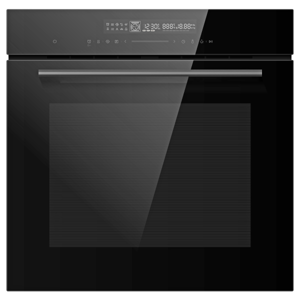 תנור בנוי Sauter CUISINE-7090BG 72 ליטר שחור - מוט צלייה מסתובב ו-12 מצבי עבודה